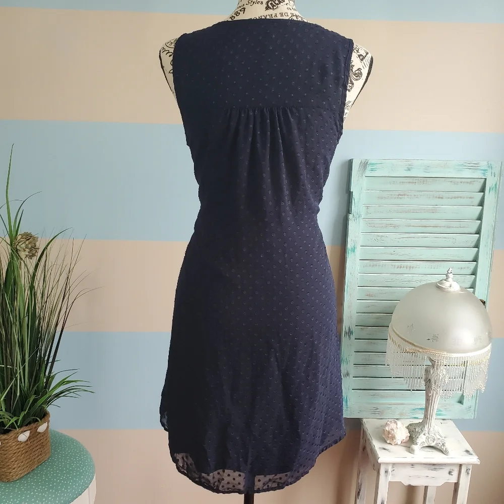 Daniel Rainn Navy Sleeveless Dress - Picture 5 of 7
